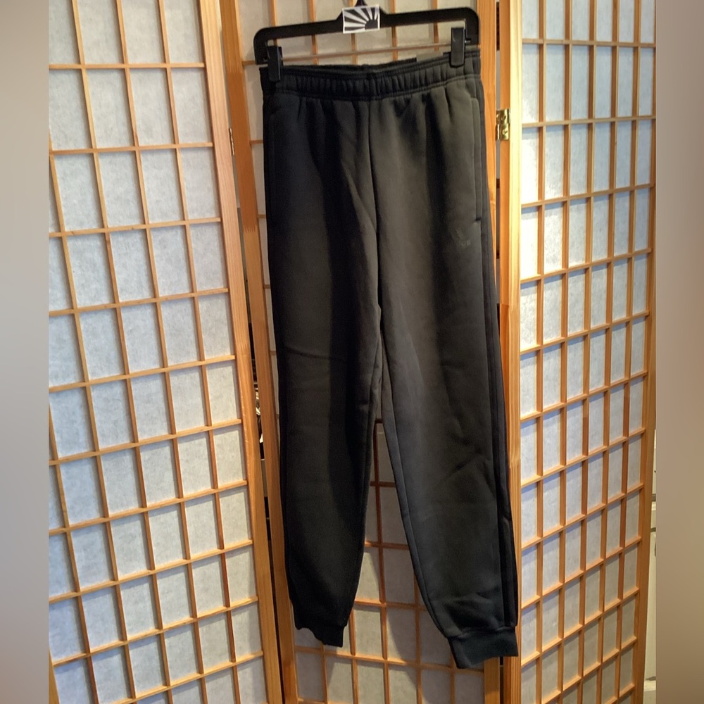Adidas Essentials 3-Stripes Tapered Cuff Fleece Jogger Sweatpants Men's Small